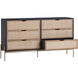 Avida Gold / Black/Natural Dresser